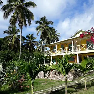 Yellow Casa Baja Providencia Island